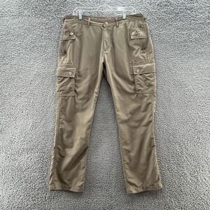 Clothing Arts Pants Mens 36x31 Tan Pick Pocket Proof Nylon Travel Cargo Hiking